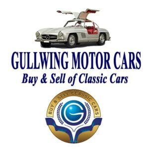 classic car dealership: Gullwing Motor Cars logo