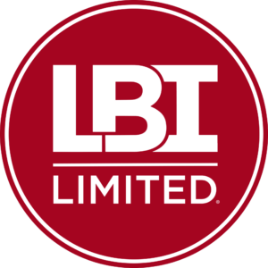 classic car dealership: LBI Limited logo